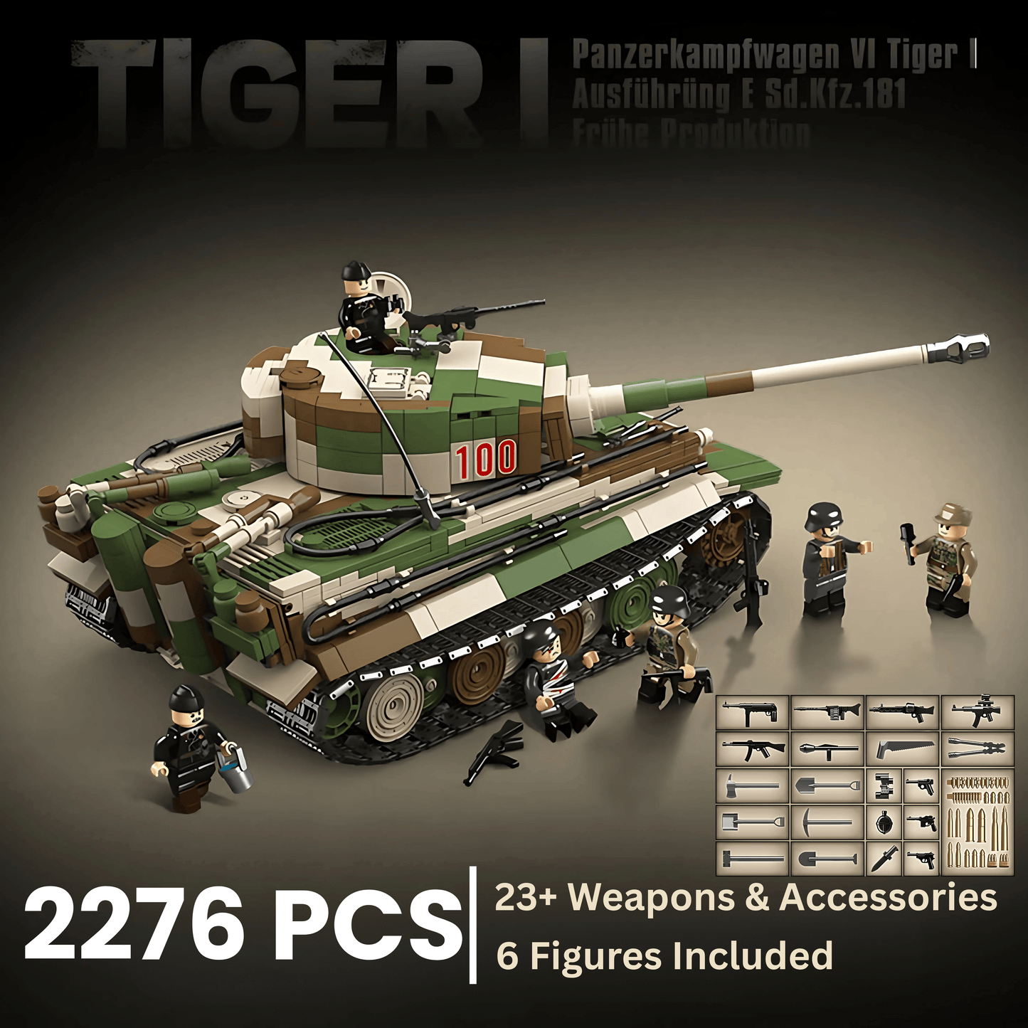 Tiger 1 (Camo) | 2276 PCS