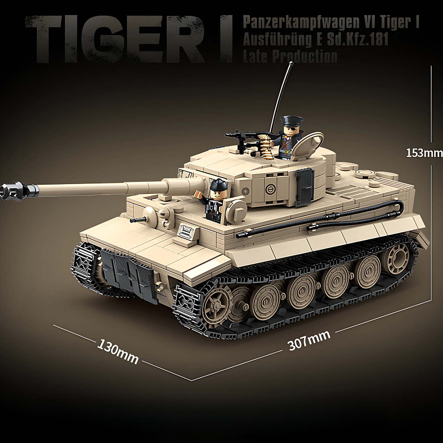 Tiger 1 (Tan) | 1361PCS