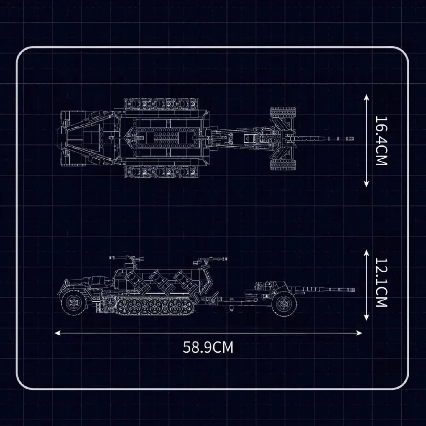 RC Half-Track | 1298 PCS