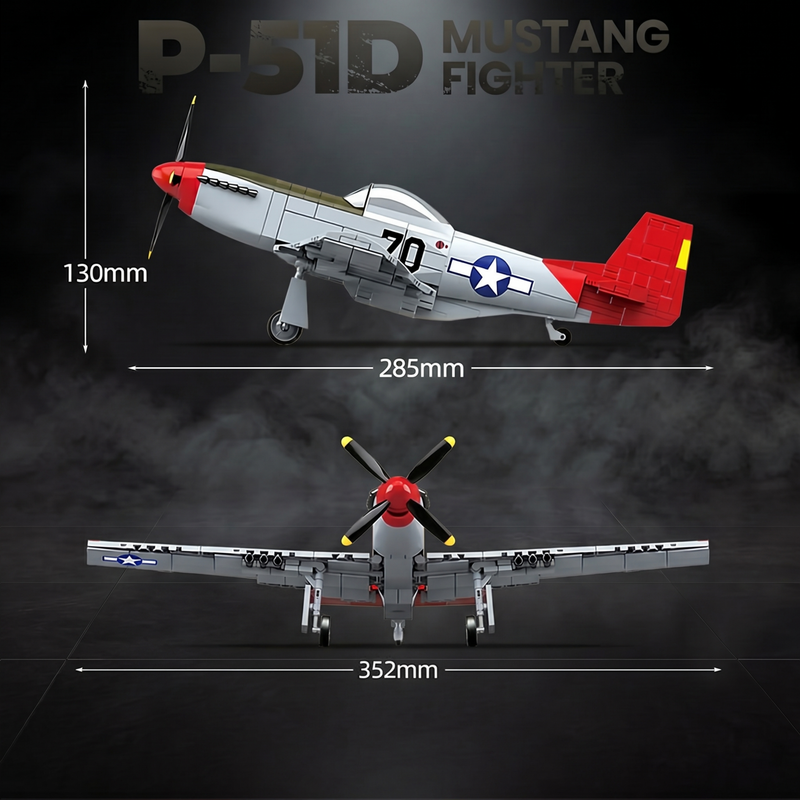 P-51 Mustang | 580 PCS