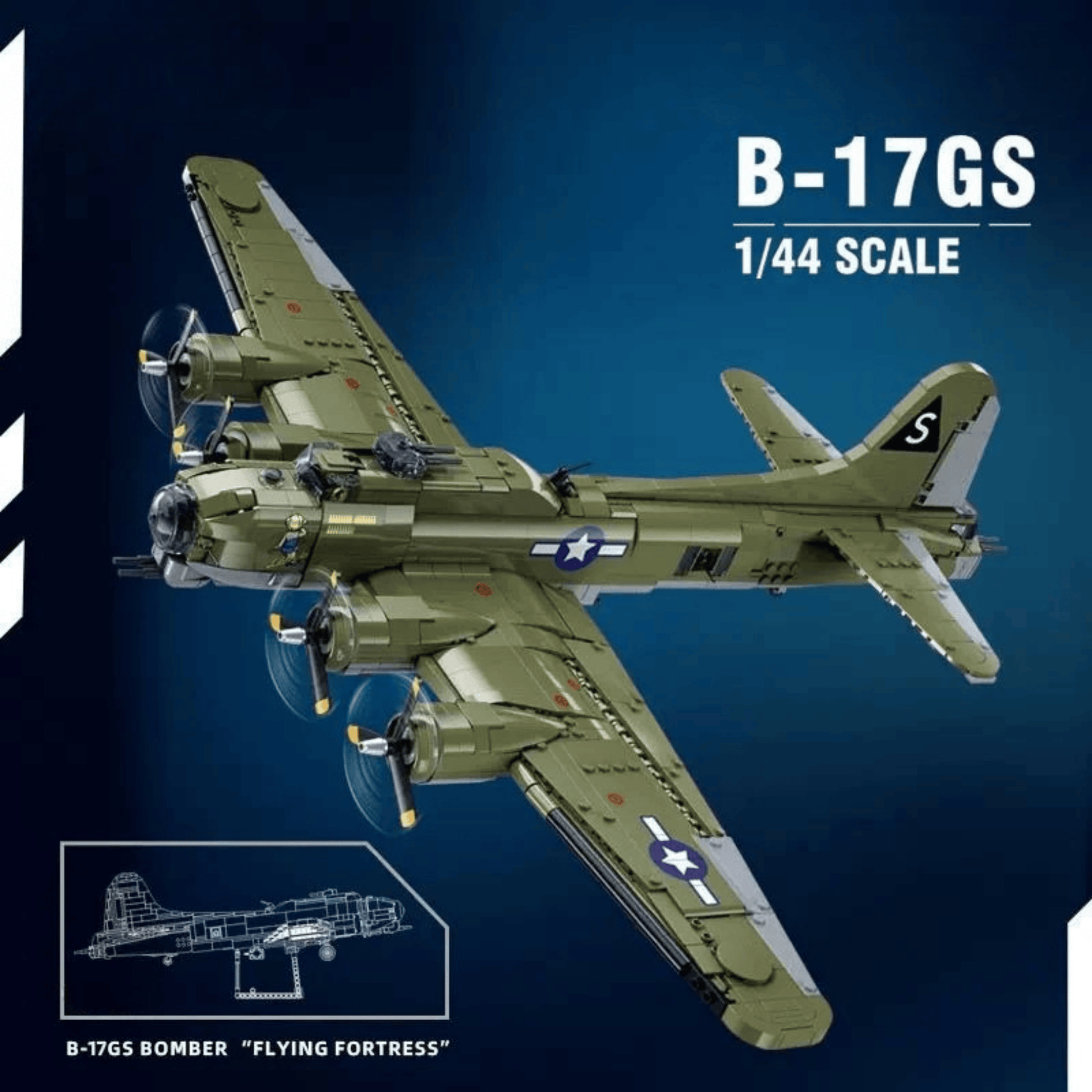 B-17 Flying Fortress | 1270 PCS – BrickWarII