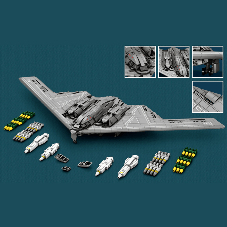 B-2 Stealth Bomber | 2063 PCS – BrickWarII