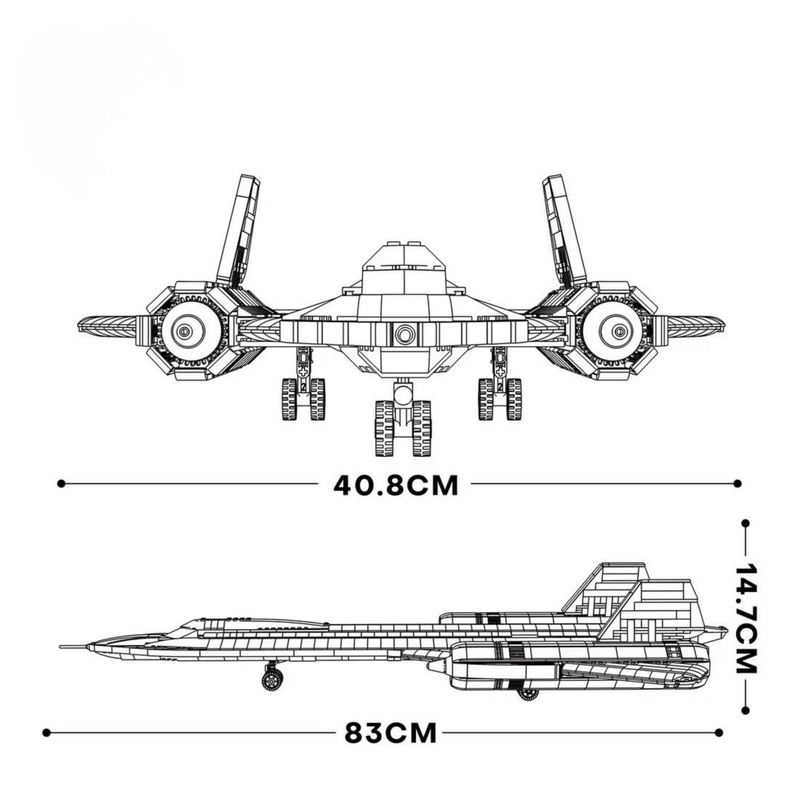 SR-71 Blackbird | 1775 PCS