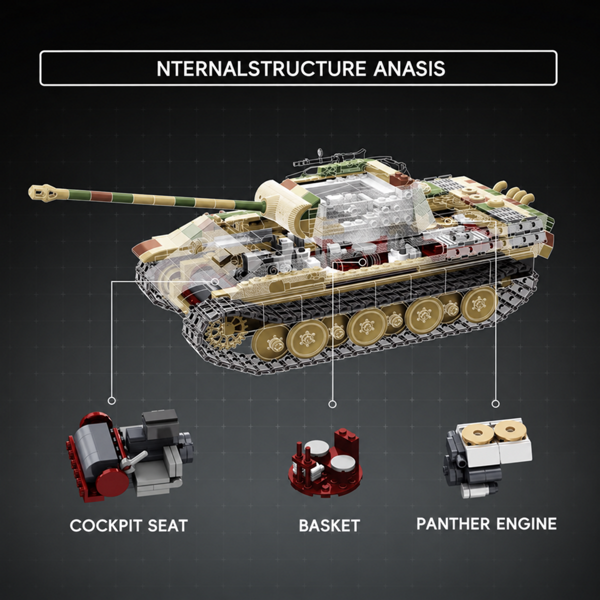 Panzer V Panther 424 | 1675 PCS