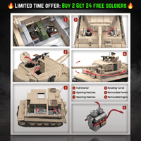 Tiger 1 (Tan) | 1361PCS