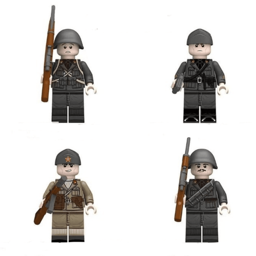 BrickBattalion | WW2 Soviet Infantry Grey