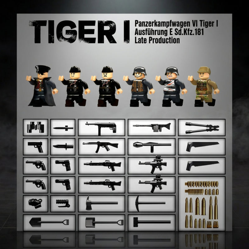 Tiger 1 (Tan) | 1361PCS