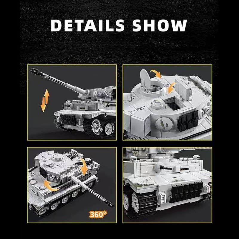 Tiger Tan Snow Camo | 1628 PCS