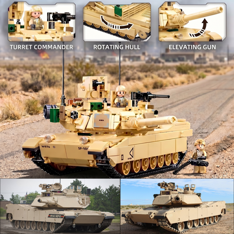 🎁 m1a2 abrams | 781 PCS (100% off)