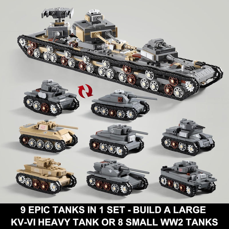 Mega Tank (8 in 1) | 1165 PCS