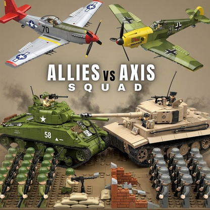 Allies Vs Axis (FREE Soldiers Included)