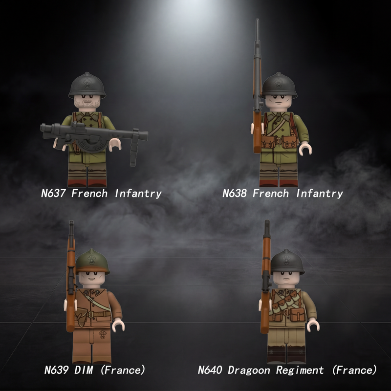 BrickBattalion | WW2 French Infantry