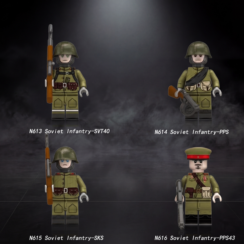 🎁 BrickBattalion | WW2 Soviet Infantry Green (100% off)