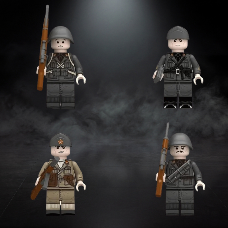 BrickBattalion | WW2 Soviet Infantry Grey
