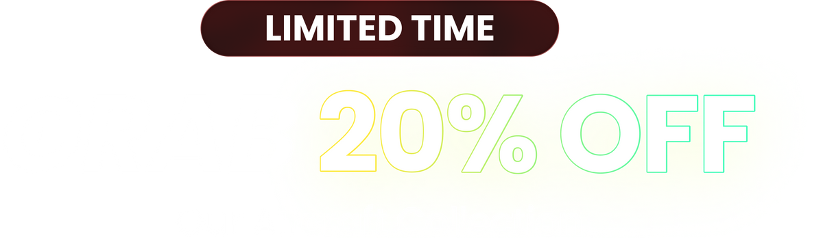 Grab 20% off our aircraft collection