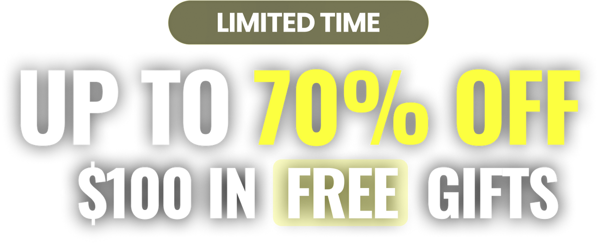 Get 15% off plus $100 in free gifts — V-J Day sale