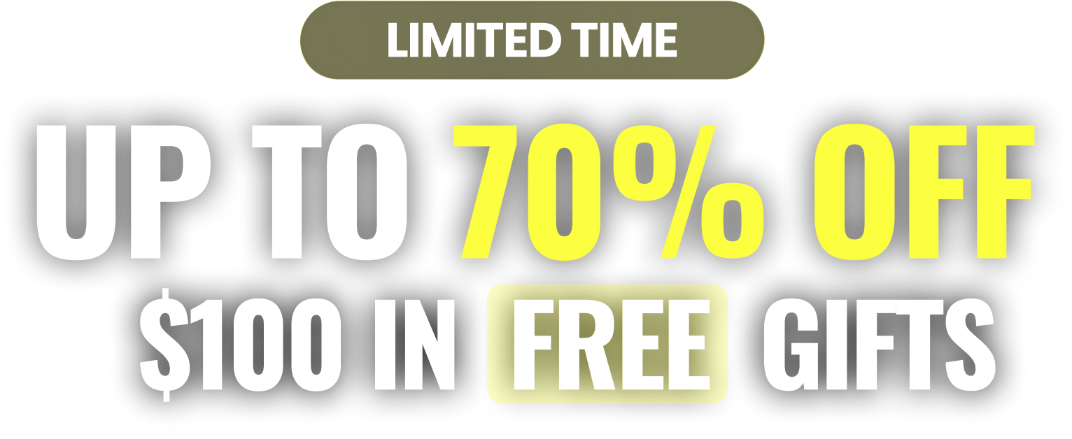 Get 15% off plus $100 in free gifts — V-J Day sale