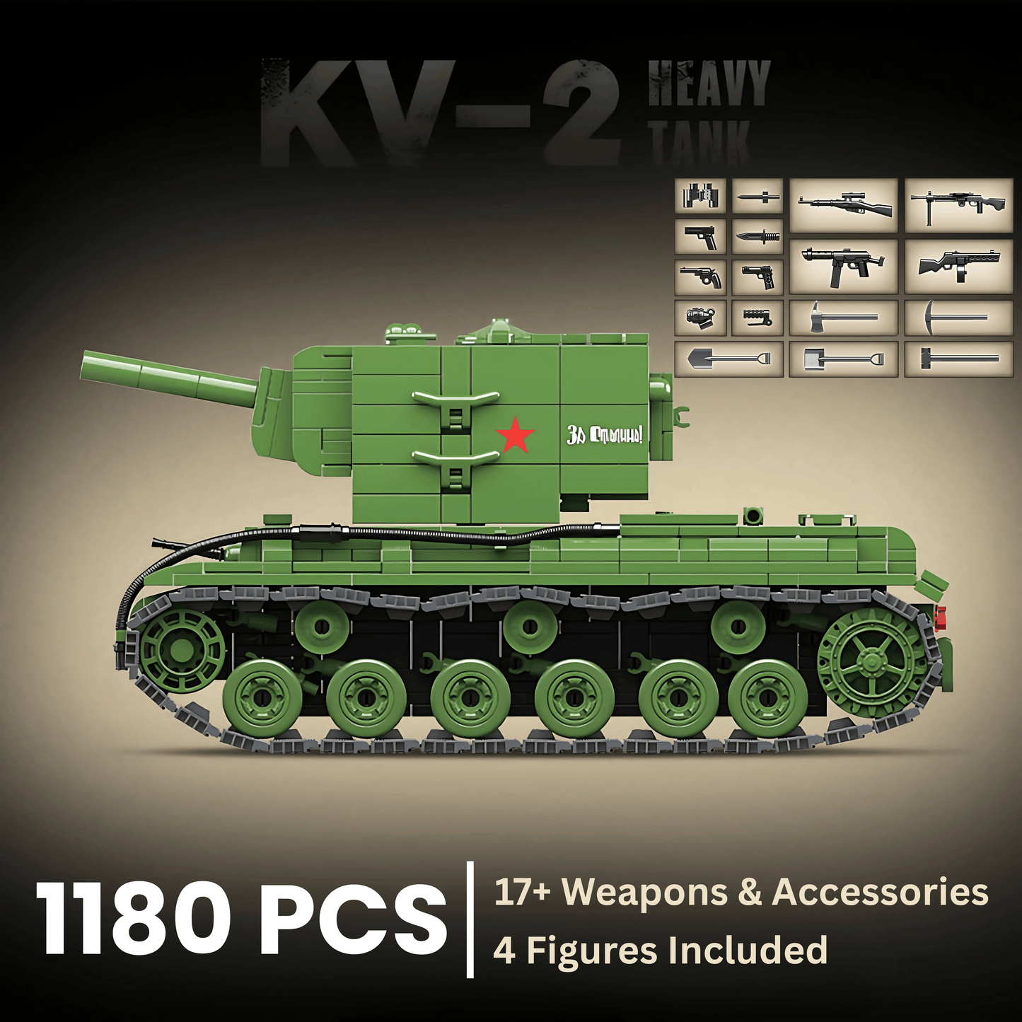 KV-2 Heavy Tank | 1180 PCS