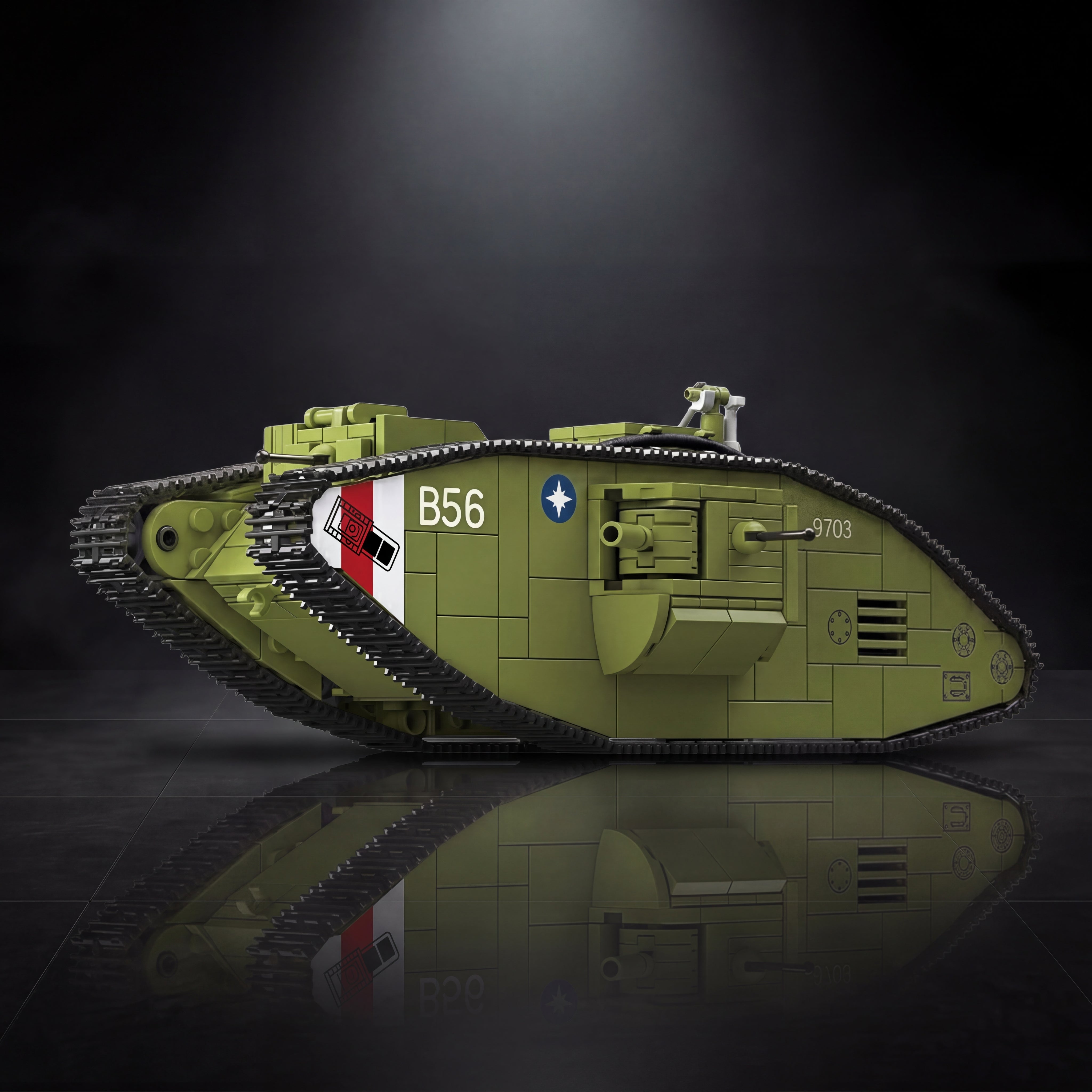 Mk.V Heavy Tank | 900 PCS – BrickWarII
