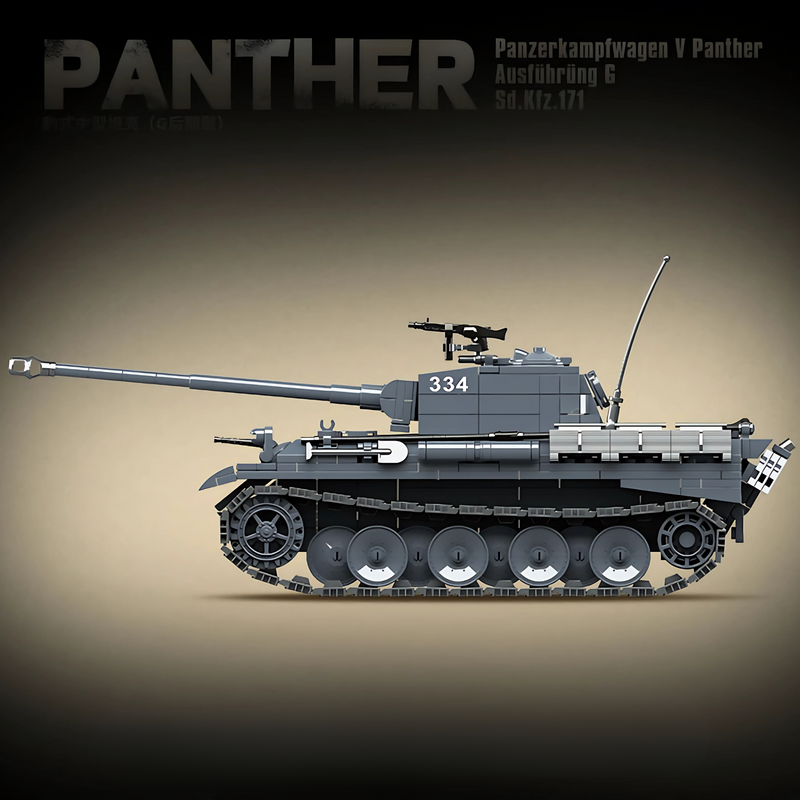 Panther Tank (Grey) | 1180 PCS