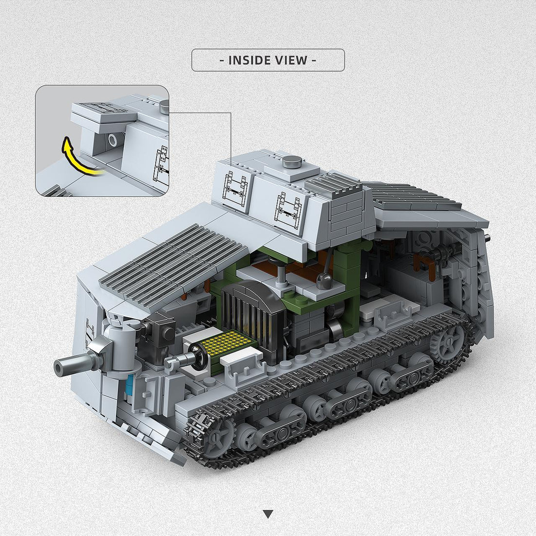A7V Heavy Tank | 920 PCS – BrickWarII
