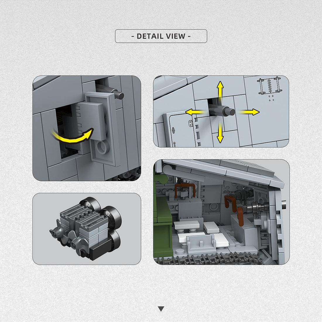 A7V Heavy Tank | 920 PCS – BrickWarII