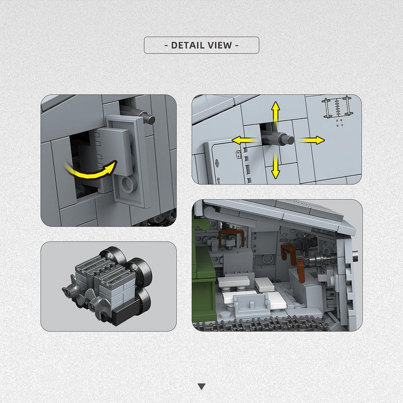 A7V Heavy Tank | 920 PCS