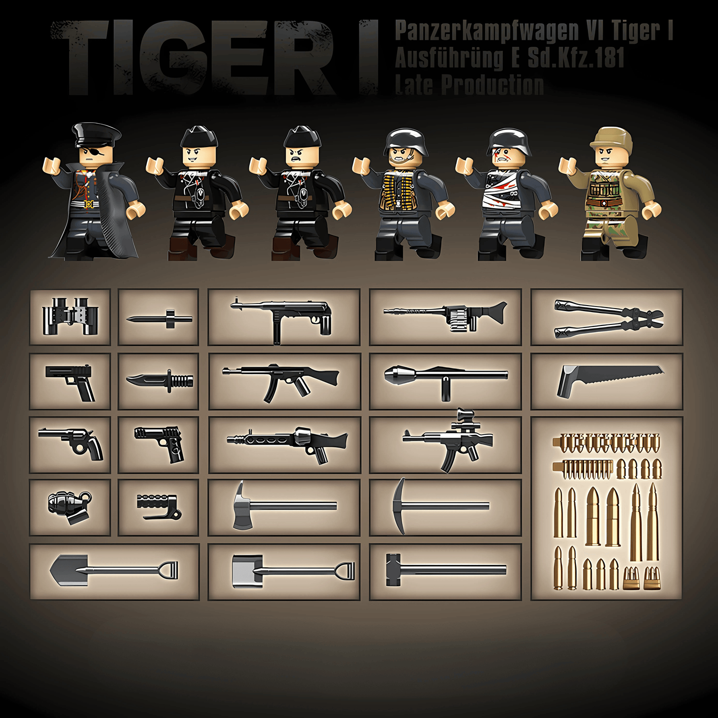 Tiger 1 (Tan) | 1361PCS