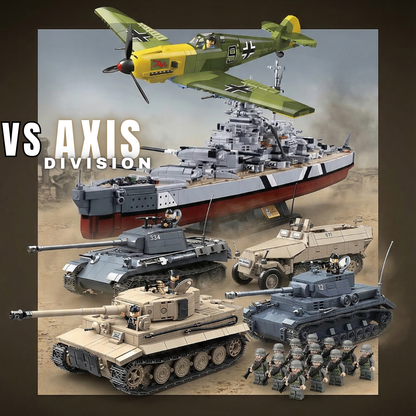 Allies Vs Axis (FREE Soldiers Included)