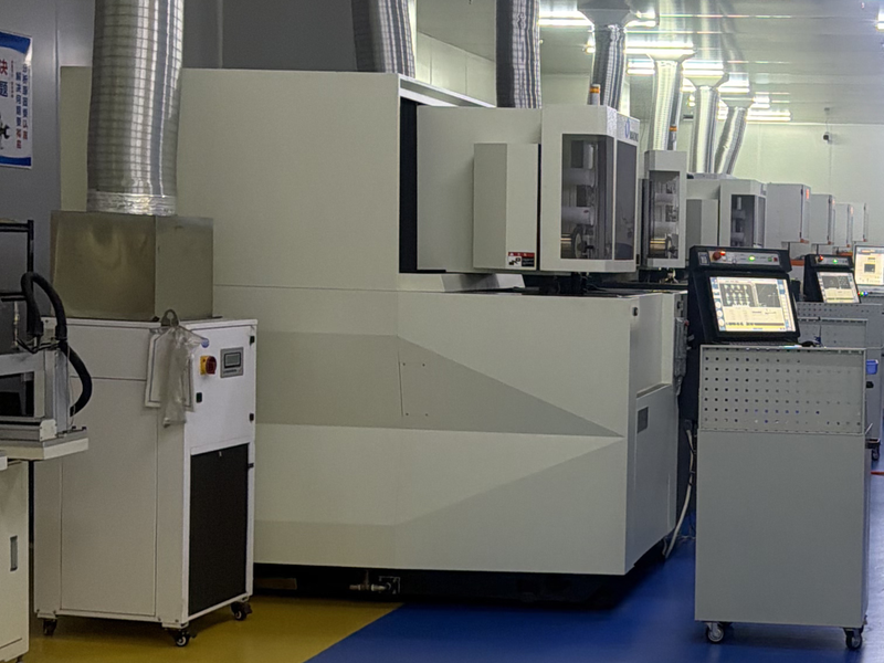 One of our precision moulding machines running