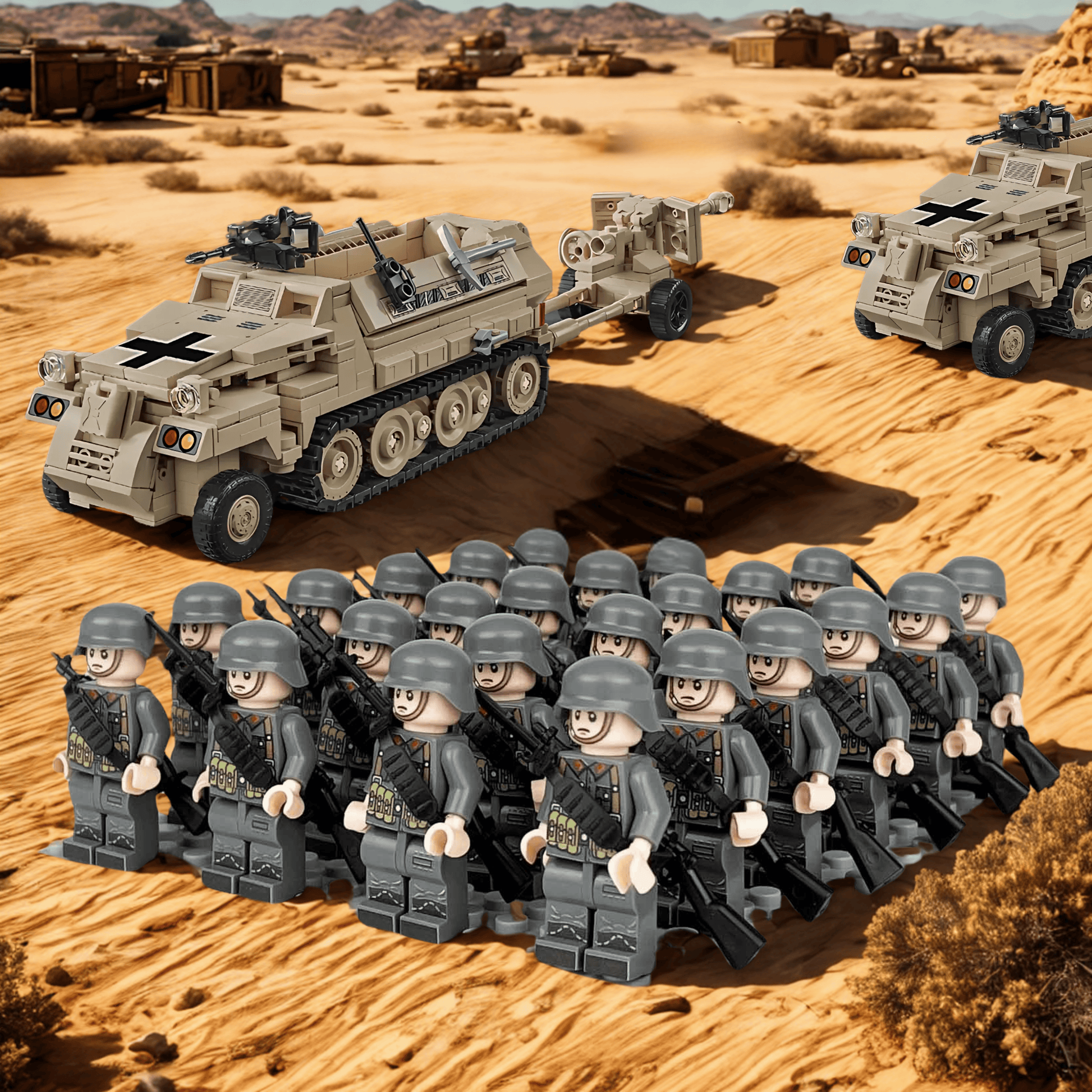 German Half Track | 562 PCS – BrickWarII