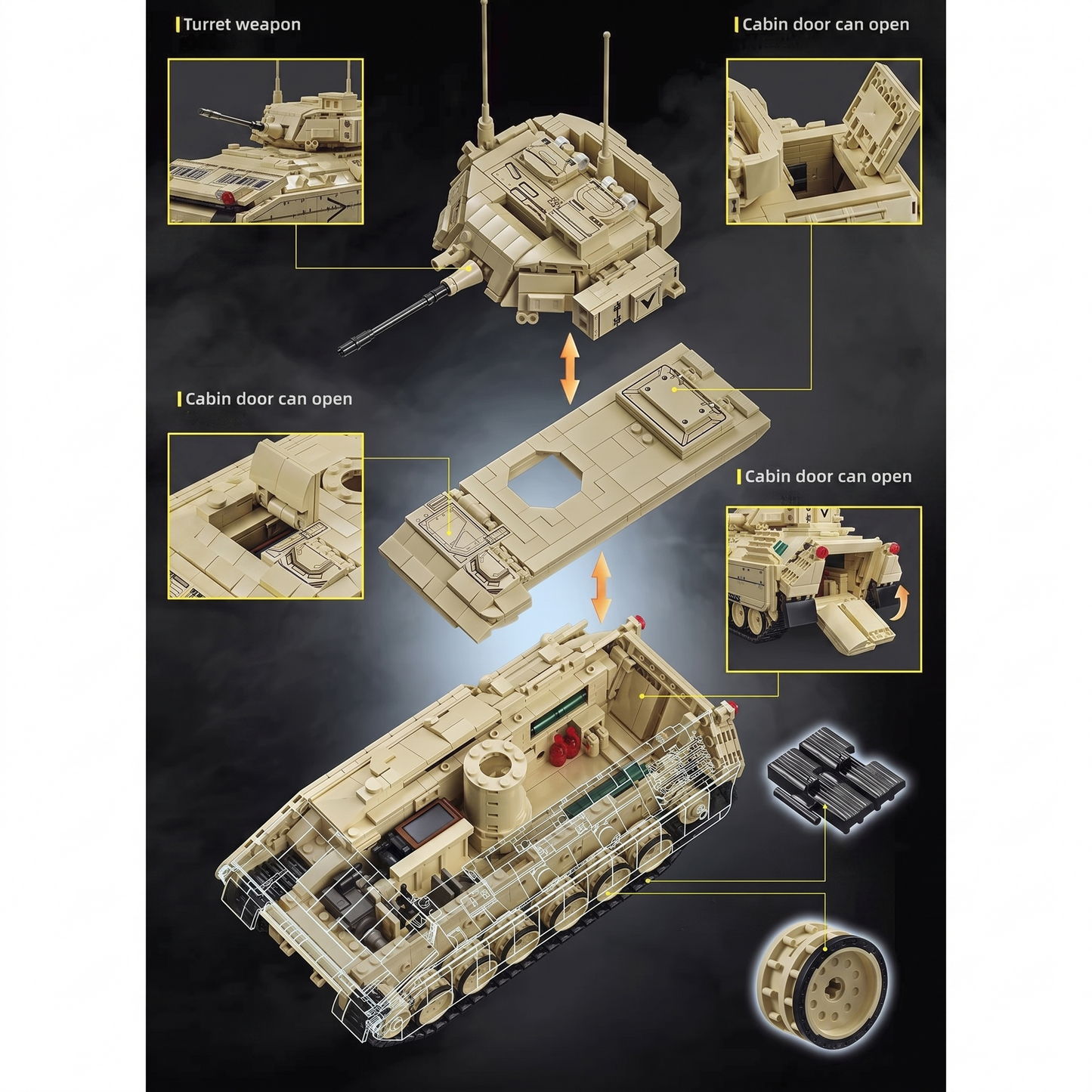 M24 Bradley Infantry Fighting Vehicle | 1862 PCS