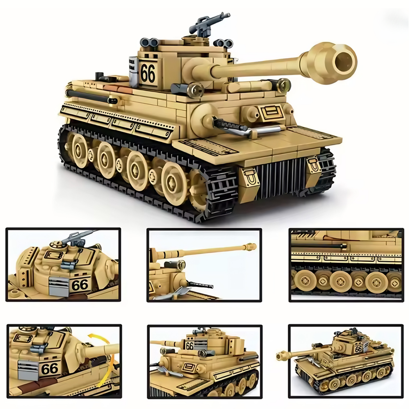 Tiger & Sherman Skirmish | 1184 PCS