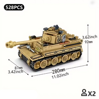 Tiger Tank (Kids) | 528 PCS