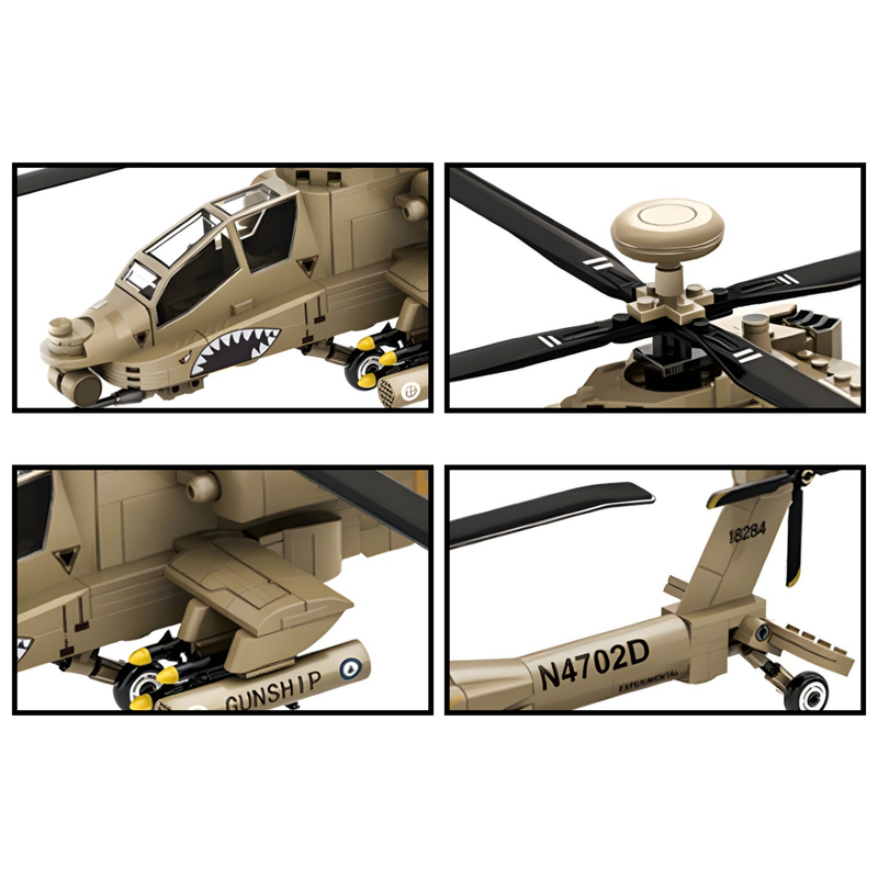 Apache Helicopter | 255 PCS