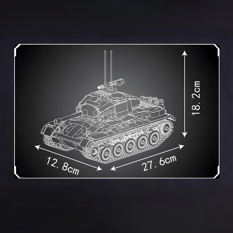 RC M24 Chaffee | 932 PCS
