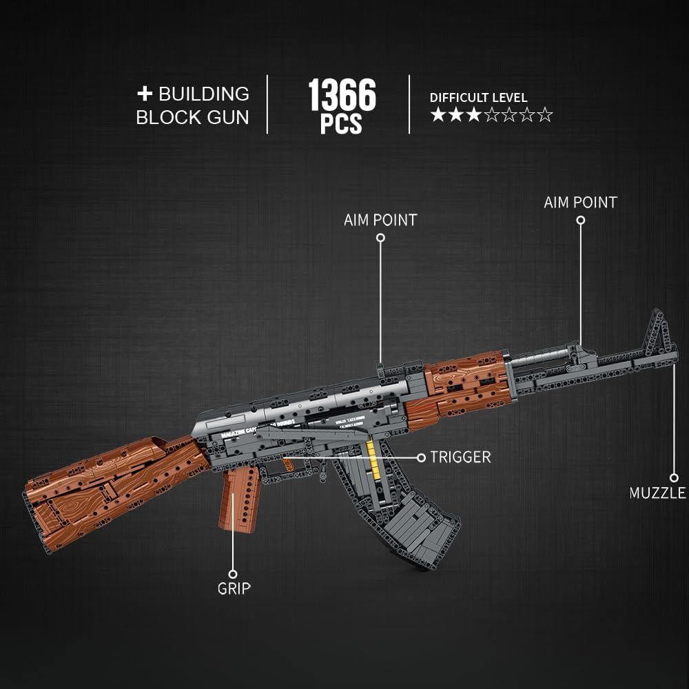 AK-47 Assault Rifle | 1238 PCS