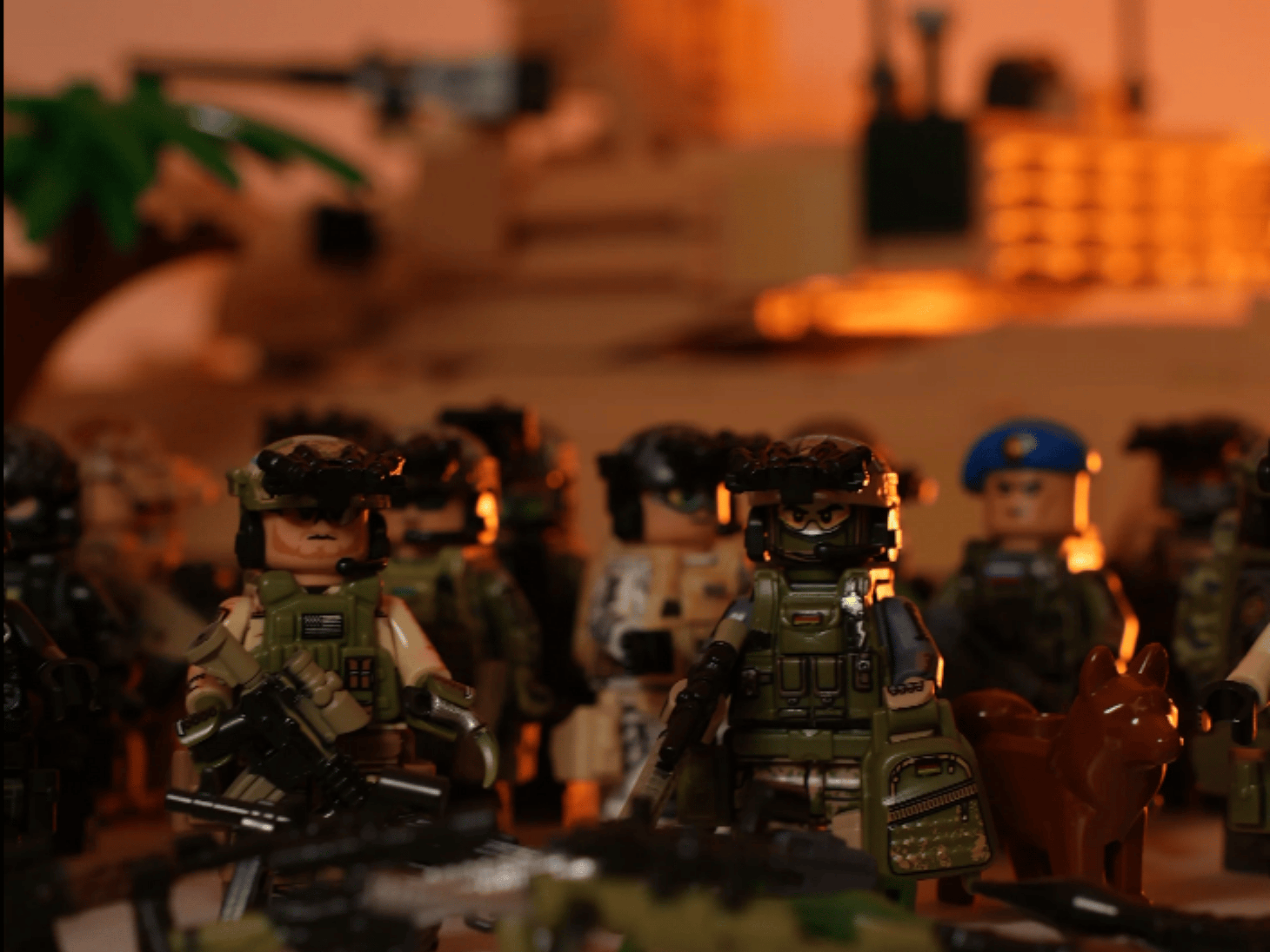 The historically accurate crew that comes with the set
