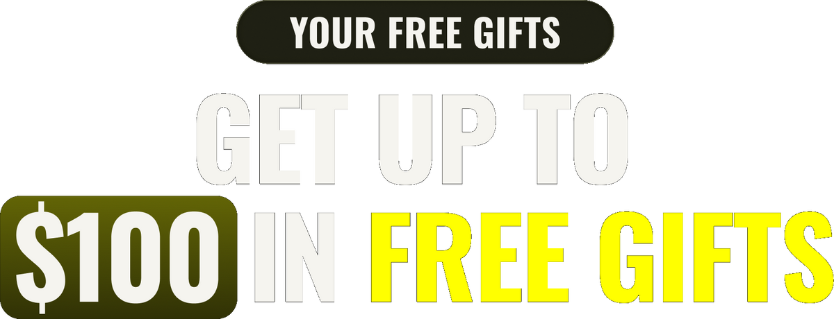 Get up to $100 in free gifts