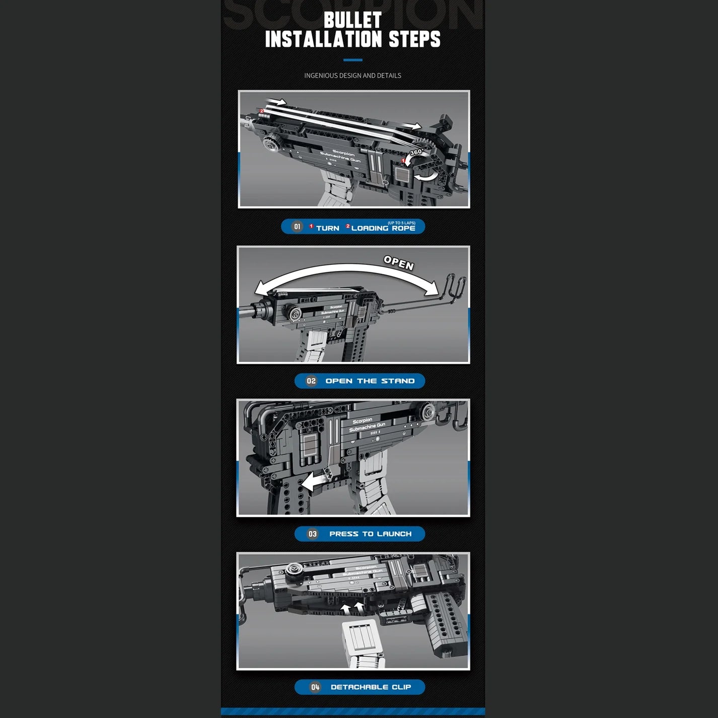Scorpion Submachine Gun | 566 PCS