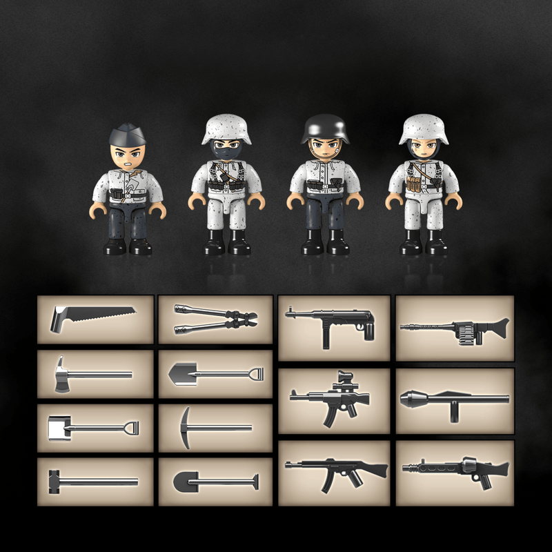 Sd.Kfz.251/22 Snow Camo (Limited Edition) | 1123 PCS – BrickWarII Sd.Kfz.251/22 Snow Camo (Limited Edition) | 1123 PCS – BrickWarII