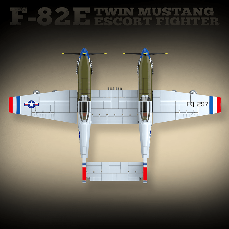 F-8E Twin Mustang | 1107 PCS
