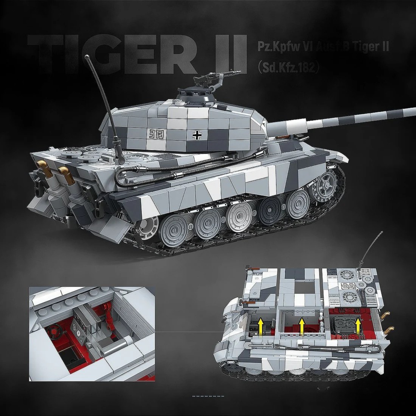 LIMITED EDITION Tiger II (Snow Camo) | 1521 PCS